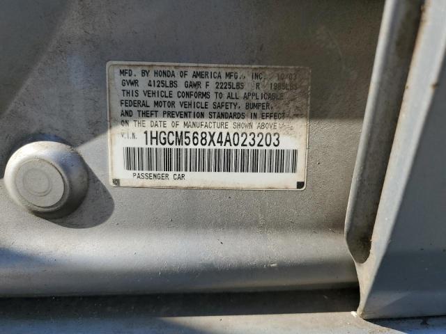 Photo 11 VIN: 1HGCM568X4A023203 - HONDA ACCORD EX 