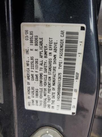 Photo 11 VIN: 1HGCM568X6A112675 - HONDA ACCORD 