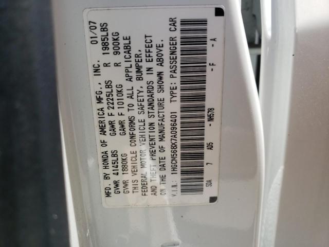 Photo 9 VIN: 1HGCM568X7A096401 - HONDA ACCORD EX 