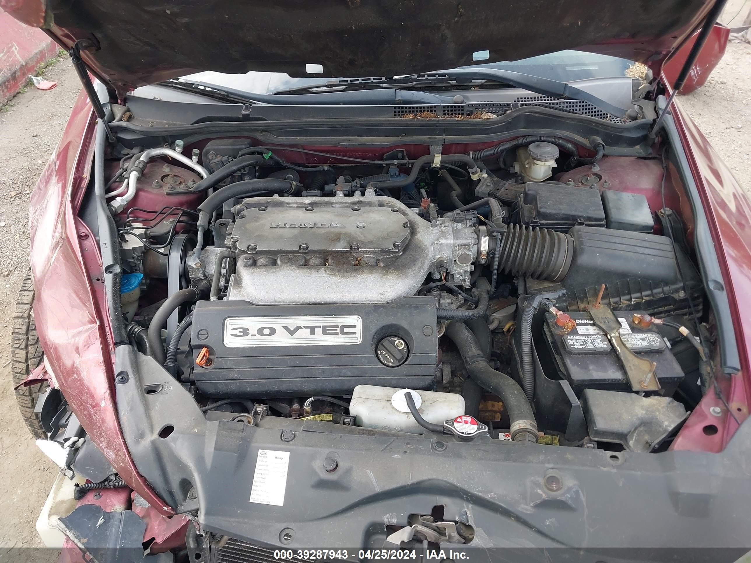 Photo 9 VIN: 1HGCM66316A052974 - HONDA ACCORD 