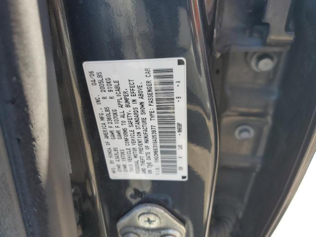 Photo 11 VIN: 1HGCM66316A053977 - HONDA ACCORD LX 