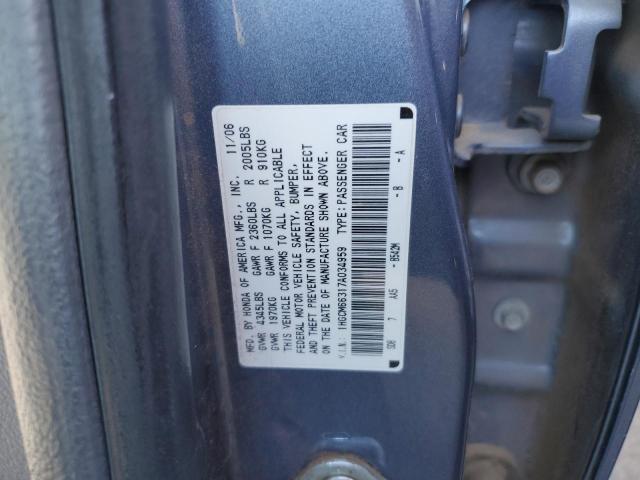 Photo 11 VIN: 1HGCM66317A034959 - HONDA ACCORD LX 