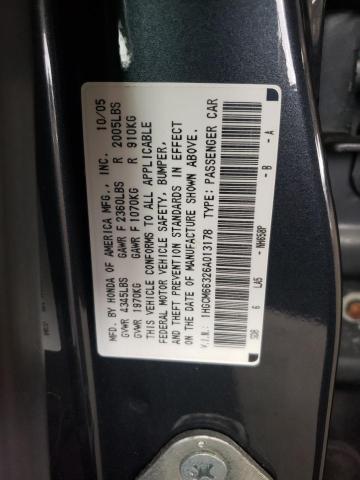 Photo 11 VIN: 1HGCM66326A013178 - HONDA ACCORD 