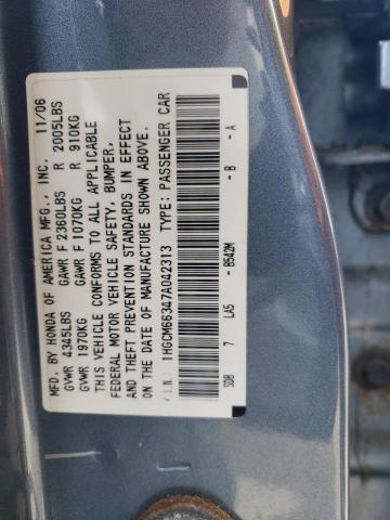 Photo 11 VIN: 1HGCM66347A042313 - HONDA ACCORD 