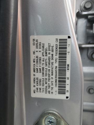 Photo 11 VIN: 1HGCM66356A045784 - HONDA ACCORD 