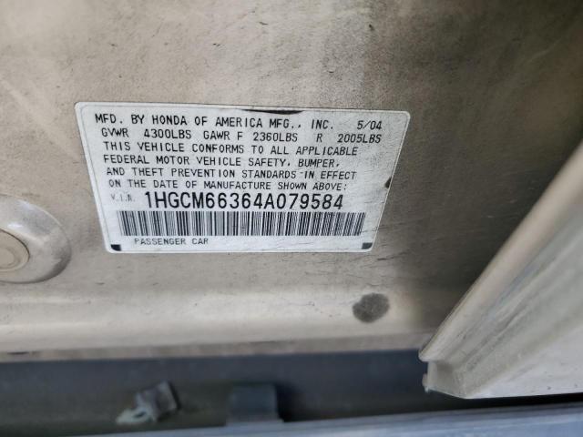 Photo 11 VIN: 1HGCM66364A079584 - HONDA ACCORD 