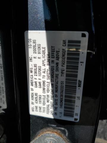 Photo 11 VIN: 1HGCM66397A032151 - HONDA ACCORD LX 