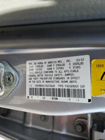 Photo 12 VIN: 1HGCM66417A073429 - HONDA ACCORD 