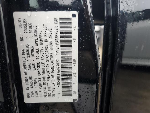 Photo 12 VIN: 1HGCM66417A077027 - HONDA ACCORD 