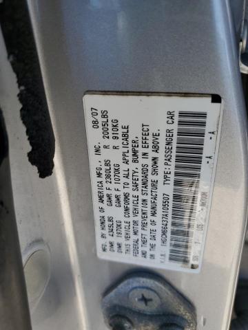 Photo 11 VIN: 1HGCM66437A105507 - HONDA ACCORD 