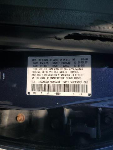 Photo 11 VIN: 1HGCM66457A095238 - HONDA ACCORD SE 