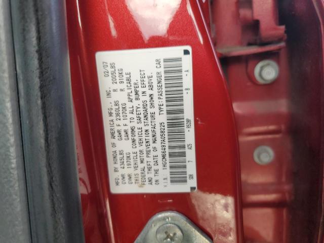 Photo 11 VIN: 1HGCM66497A058225 - HONDA ACCORD SE 