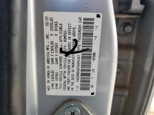 Photo 11 VIN: 1HGCM66497A064347 - HONDA ACCORD SE 