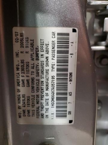 Photo 11 VIN: 1HGCM664X7A057195 - HONDA ACCORD SE 