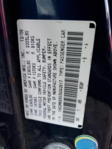 Photo 11 VIN: 1HGCM66507A042617 - HONDA ACCORD 