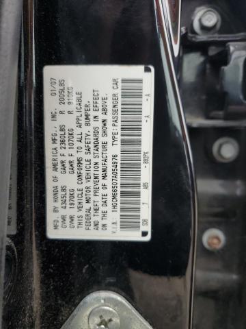 Photo 11 VIN: 1HGCM66507A054976 - HONDA ACCORD EX 