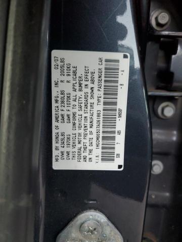 Photo 11 VIN: 1HGCM66507A061863 - HONDA ACCORD EX 