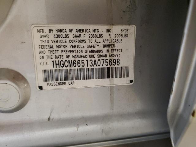 Photo 11 VIN: 1HGCM66513A075698 - HONDA ACCORD 