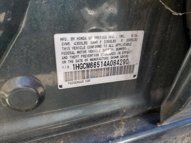 Photo 11 VIN: 1HGCM66514A084290 - HONDA ACCORD 