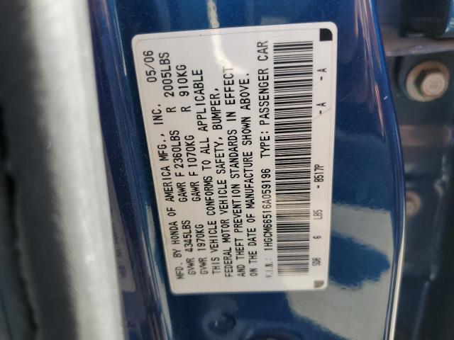 Photo 11 VIN: 1HGCM66516A059196 - HONDA ACCORD EX 