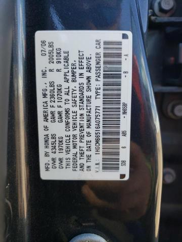 Photo 11 VIN: 1HGCM66516A075771 - HONDA ACCORD 