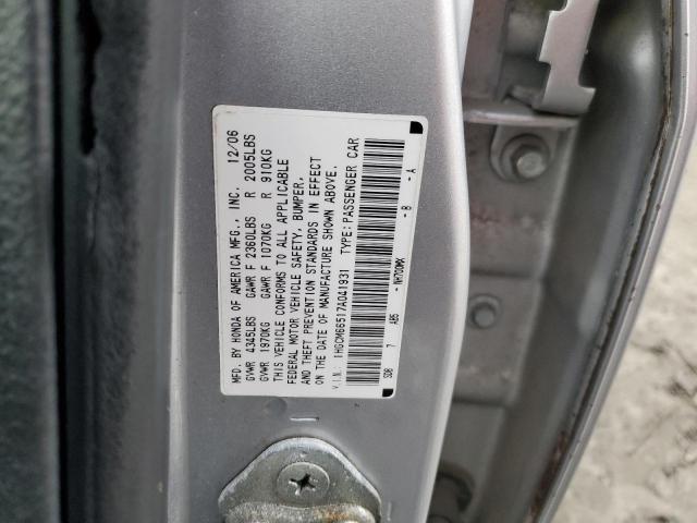 Photo 11 VIN: 1HGCM66517A041931 - HONDA ACCORD 