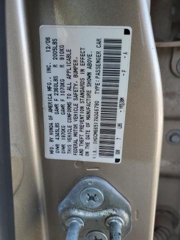 Photo 11 VIN: 1HGCM66517A046790 - HONDA ACCORD EX 