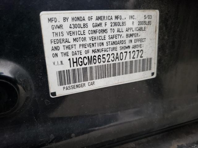 Photo 12 VIN: 1HGCM66523A071272 - HONDA ACCORD 