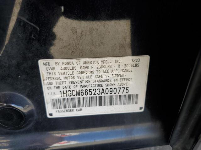 Photo 11 VIN: 1HGCM66523A090775 - HONDA ACCORD EX 