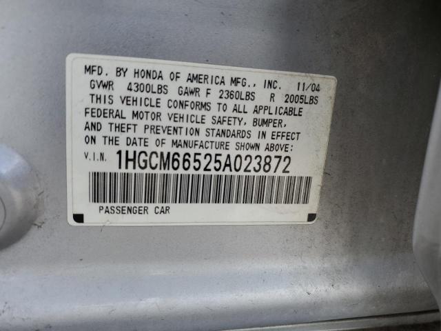 Photo 11 VIN: 1HGCM66525A023872 - HONDA ACCORD 