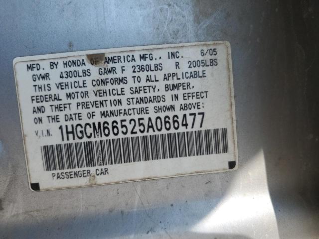 Photo 11 VIN: 1HGCM66525A066477 - HONDA ACCORD EX 