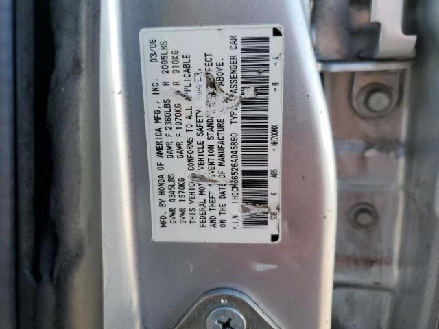 Photo 12 VIN: 1HGCM66526A045890 - HONDA ACCORD EX 