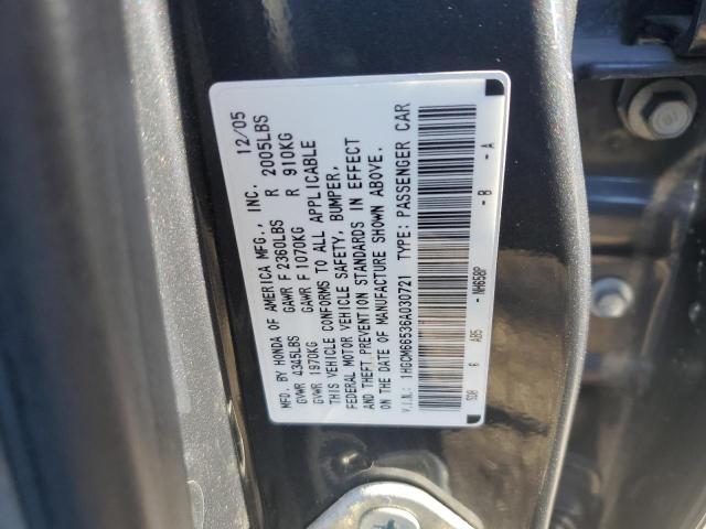 Photo 12 VIN: 1HGCM66536A030721 - HONDA ACCORD EX 