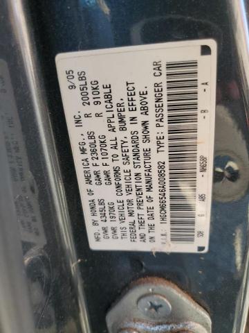 Photo 11 VIN: 1HGCM66546A008582 - HONDA ACCORD 