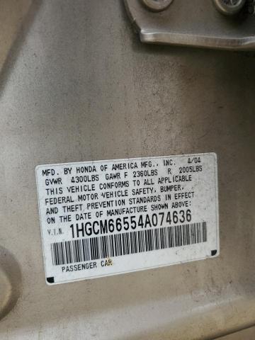 Photo 11 VIN: 1HGCM66554A074636 - HONDA ACCORD 