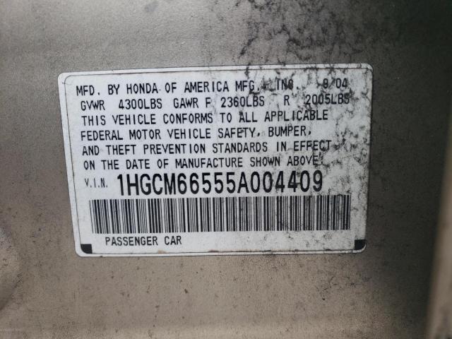 Photo 12 VIN: 1HGCM66555A004409 - HONDA ACCORD 