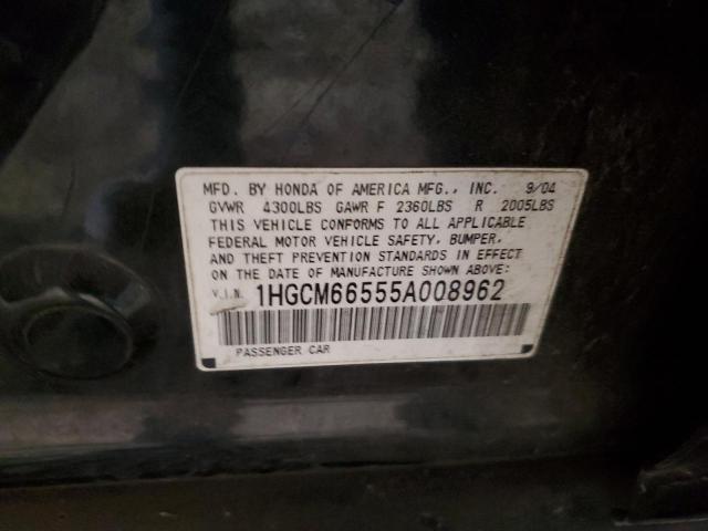 Photo 11 VIN: 1HGCM66555A008962 - HONDA ACCORD 