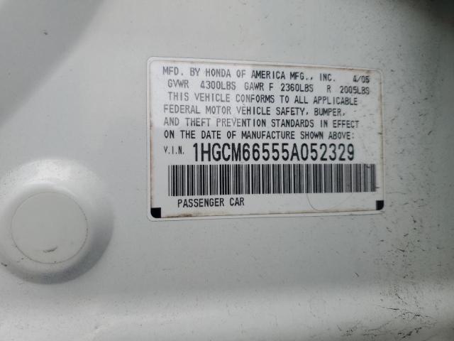 Photo 11 VIN: 1HGCM66555A052329 - HONDA ACCORD 