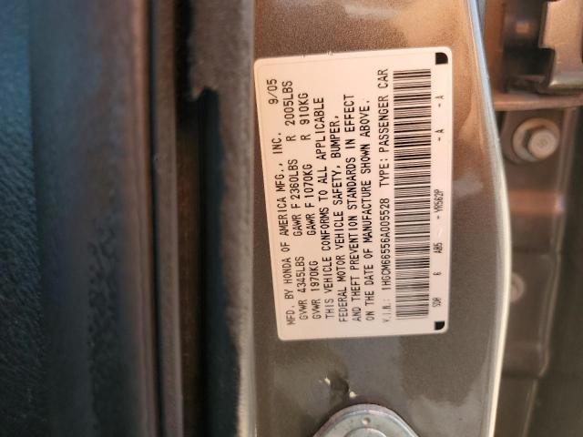 Photo 12 VIN: 1HGCM66556A005528 - HONDA ACCORD EX 