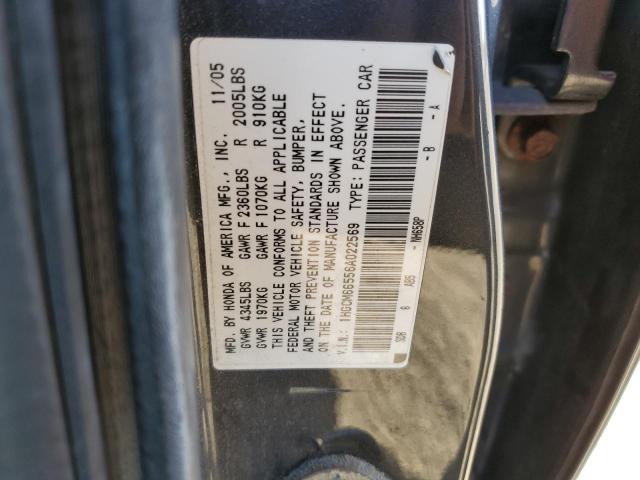 Photo 11 VIN: 1HGCM66556A022569 - HONDA ACCORD EX 