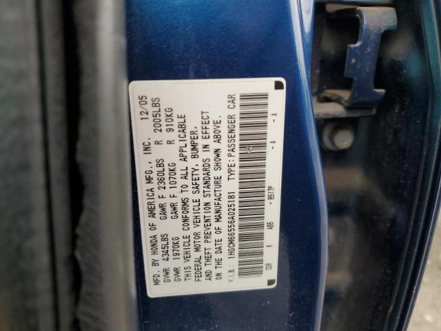 Photo 11 VIN: 1HGCM66556A025181 - HONDA ACCORD EX 