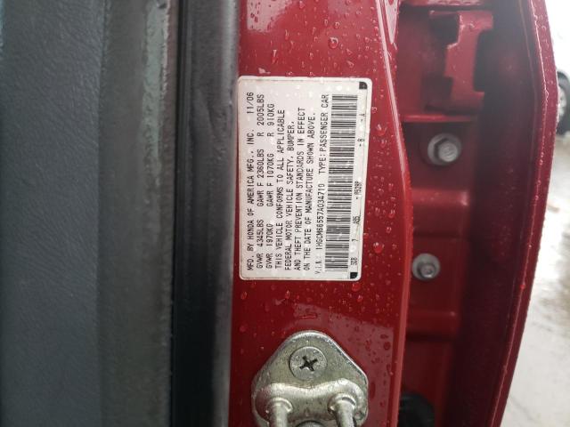 Photo 11 VIN: 1HGCM66557A034710 - HONDA ACCORD EX 