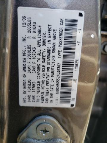 Photo 11 VIN: 1HGCM66557A046307 - HONDA ACCORD 