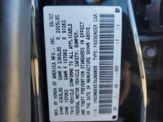 Photo 11 VIN: 1HGCM66557A089805 - HONDA ACCORD 