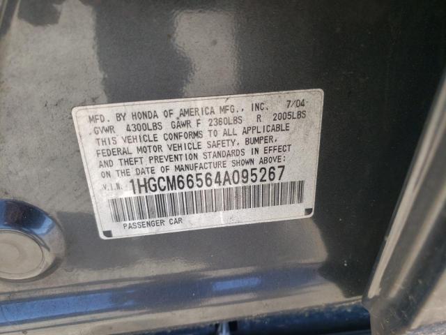 Photo 12 VIN: 1HGCM66564A095267 - HONDA ACCORD 