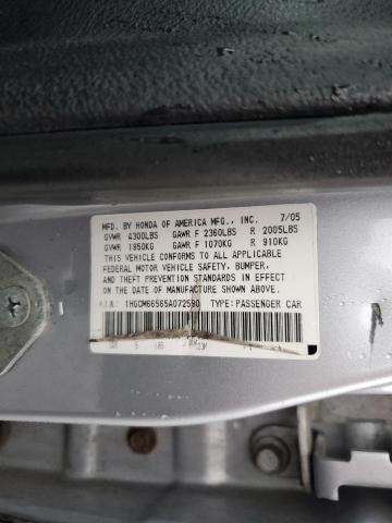 Photo 11 VIN: 1HGCM66565A072590 - HONDA ACCORD 