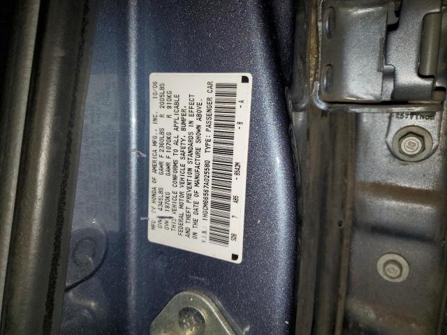 Photo 11 VIN: 1HGCM66567A025580 - HONDA ACCORD EX 