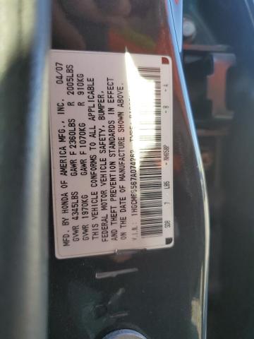 Photo 11 VIN: 1HGCM66567A074262 - HONDA ACCORD 