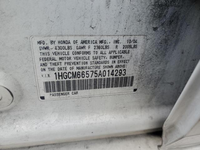 Photo 11 VIN: 1HGCM66575A014293 - HONDA ACCORD 