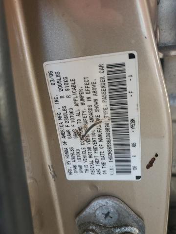 Photo 11 VIN: 1HGCM66586A049894 - HONDA ACCORD 